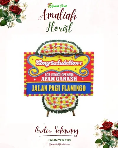 Bunga Papan Congratulation di Purorejo